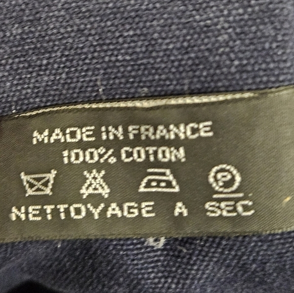 Hermès Fourre Tout GM Canvas and Nylon Tote Bag in Navy and Green Stripe - Picture 12 of 15